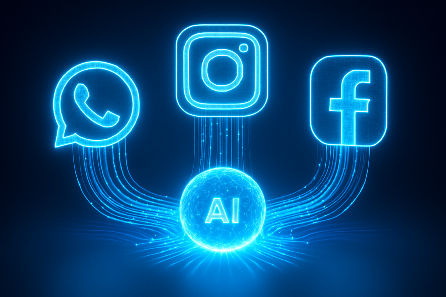 Integração com WhatsApp, Instagram e Facebook